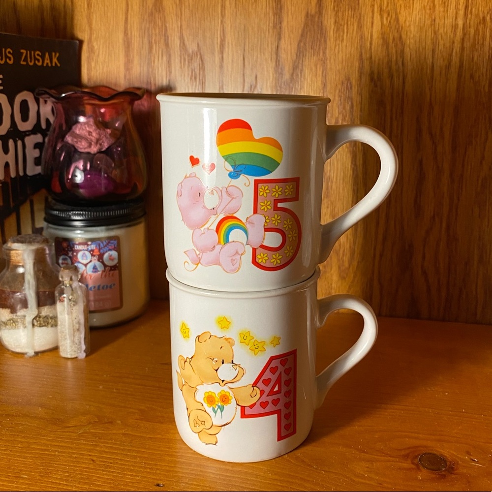 1983 Carebear Mugs, 4&5